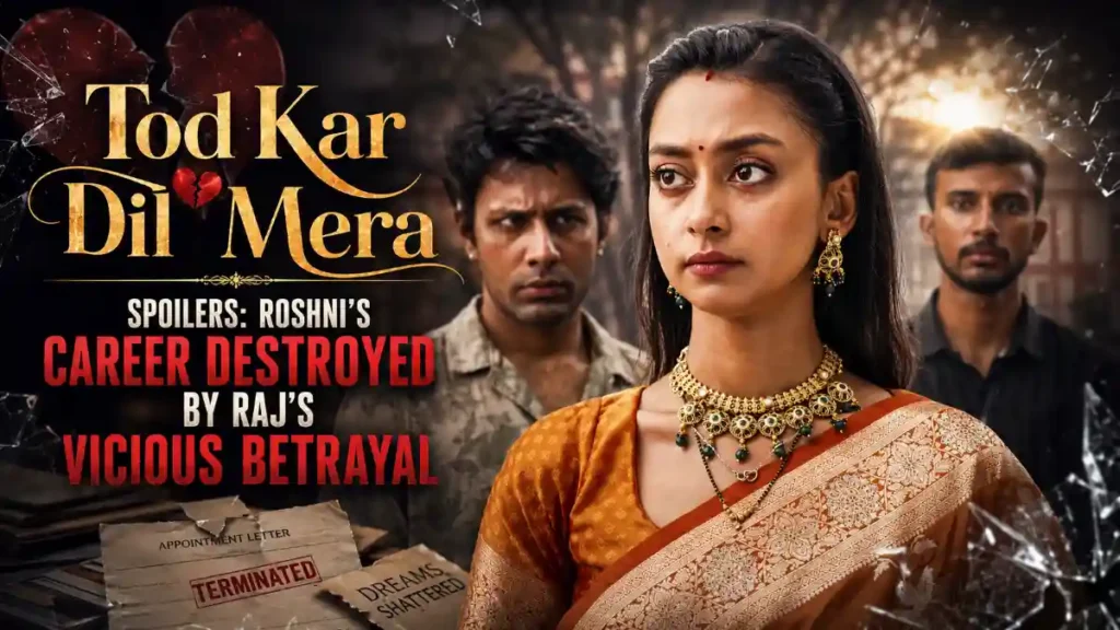 Tod Kar Dil Mera Spoilers: Roshni’s Career Destroyed by Raj’s Vicious Betrayal